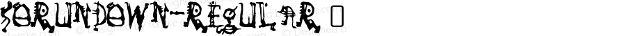 SoRunDown-Regular ☞ OTF 4.000;PS 001.001;Core 1.0.29; ttfautohint (v1.5);com.myfonts.easy.larabie.so-run-down.so-run-down.wfkit2.version.3bGN