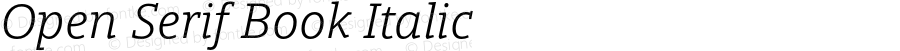 OpenSerif-BookItalic