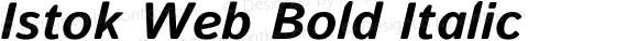 Istok Web Bold Italic