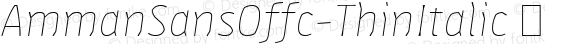 AmmanSansOffc-ThinItalic ☞ Version 7.504; 2010; Build 1020;com.myfonts.easy.fontfont.amman-sans-pro.offc-thin-italic.wfkit2.version.3Yiq