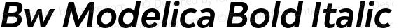 Bw Modelica Bold Italic