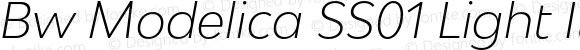 Bw Modelica SS01 Light Italic