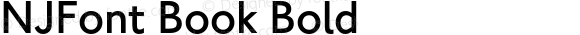 NJFont Book Bold