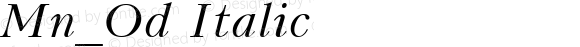 Mn_Od Italic