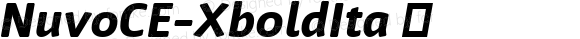 NuvoCE-XboldIta ☞ Version 7.504; 2008;com.myfonts.easy.fontfont.nuvo.ce-xbold-ita.wfkit2.version.3abx