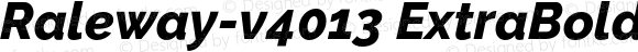 Raleway-v4013 ExtraBold Italic