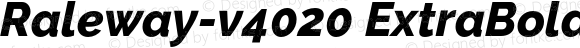 Raleway-v4020 ExtraBold Italic