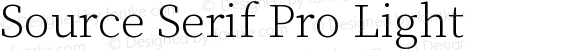 Source Serif Pro Light