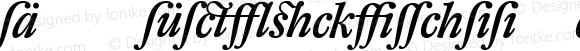 DTL Fleischmann Medium Italic