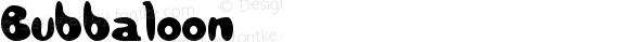 Bubbaloon ☞ Version 1.000; ttfautohint (v1.5);com.myfonts.easy.oleg-stepanov.bubbaloon.regular.wfkit2.version.5ctm