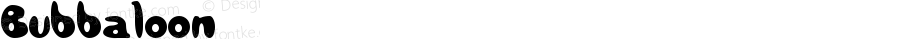 Bubbaloon ☞ Version 1.000; ttfautohint (v1.5);com.myfonts.easy.oleg-stepanov.bubbaloon.regular.wfkit2.version.5ctm