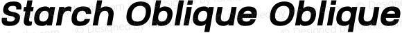 Starch Oblique Oblique Version 1.000