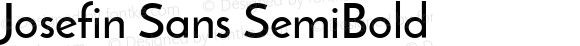 Josefin Sans SemiBold