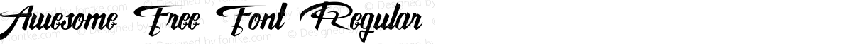 Awesome Free Font Regular