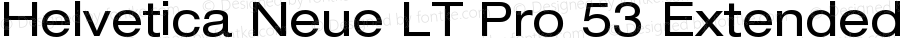 Helvetica Neue LT Pro 53 Extended Version 1.000;PS 001.000;Core 1.0.38