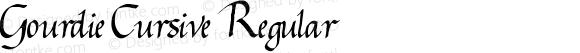 Gourdie Cursive Regular