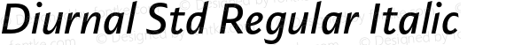 Diurnal Std Regular Italic