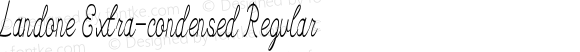 Landone Extra-condensed Regular