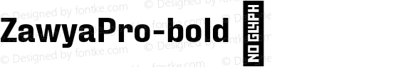 ZawyaPro-bold ☞