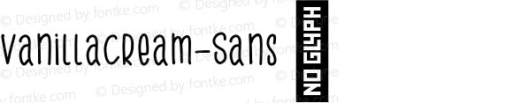 VanillaCream-Sans ☞