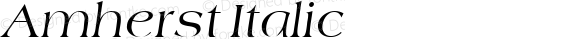 Amherst Italic