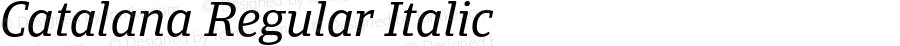 Catalana-RegularItalic