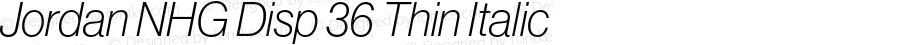 JordanNHGDisp-36ThinItalic