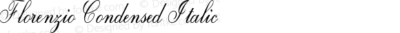 Florenzio Condensed Italic