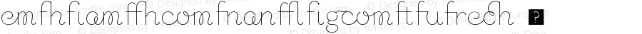 ☞ChicHandLigatures