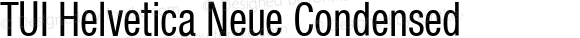 TUI Helvetica Neue Condensed