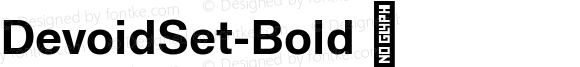 DevoidSet-Bold ☞