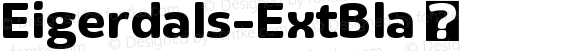 Eigerdals-ExtBla ☞ Version 3.001; ttfautohint (v1.5);com.myfonts.easy.insigne.eigerdals.extended-black.wfkit2.version.5y2t