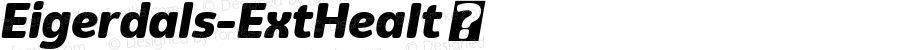 Eigerdals-ExtHeaIt ☞ Version 3.001;com.myfonts.easy.insigne.eigerdals.extended-heavy-italic.wfkit2.version.5y2w