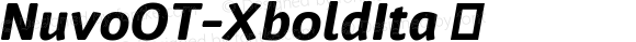 NuvoOT-XboldIta ☞ Version 7.504; 2008; Build 1020;com.myfonts.easy.fontfont.nuvo.ot-xbold-ita.wfkit2.version.3XJj