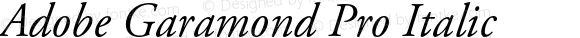 AGaramondPro-Italic