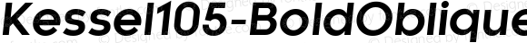 ☞Kessel105-BoldOblique