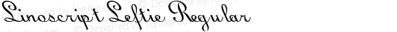 Linoscript Leftie Regular