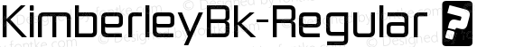 KimberleyBk-Regular ☞ Version 4.001; ttfautohint (v1.5);com.myfonts.easy.typodermic.kimberley.book.wfkit2.version.3R4q