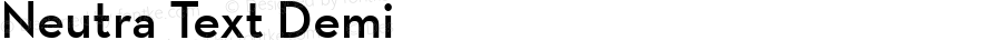 Neutra Text Demi OTF 1.000;PS 001.000;Core 1.0.29