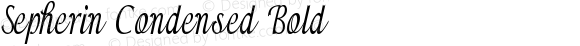 Sepherin Condensed Bold