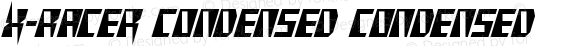 X-Racer Condensed Condensed