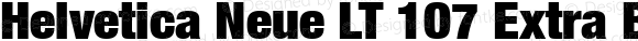 Helvetica Neue LT 107 Extra Black Condensed