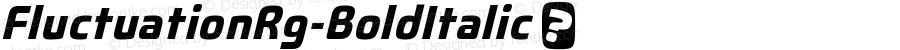 FluctuationRg-BoldItalic ☞ Version 1.000; ttfautohint (v1.5);com.myfonts.easy.typodermic.Fluctuation.bold-italic.wfkit2.version.3ZPX