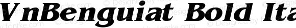 VnBenguiat Bold Italic