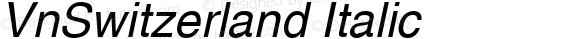 VnSwitzerland Italic