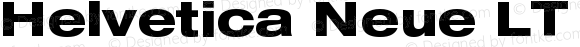 Helvetica Neue LT Pro 83 Heavy Extended