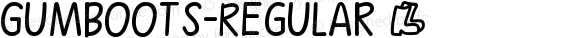 Gumboots-Regular ☞ Version 1.000; ttfautohint (v1.5);com.myfonts.easy.hanoded.gumboots.regular.wfkit2.version.5xAV