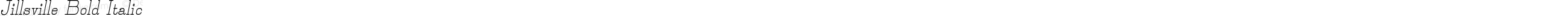 Jillsville Bold Italic