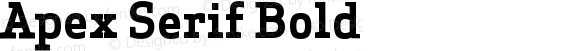 Apex Serif Bold