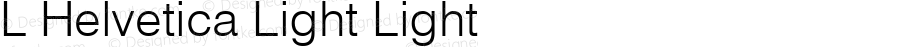 L Helvetica Light Light 001.001